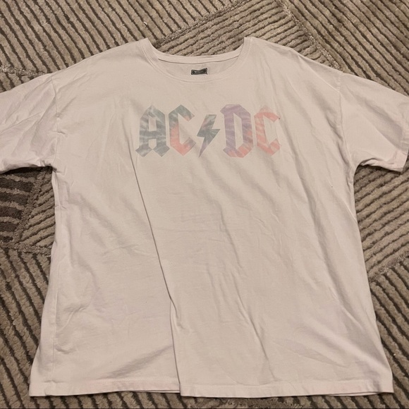 Tops | Acdc Graphic Tie Dye Tshirt | Poshmark